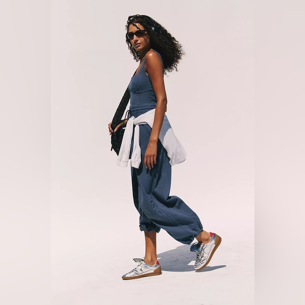 NWT Free People Movement Inbound Onesie In Midnight Navy - Picture 6 of 16